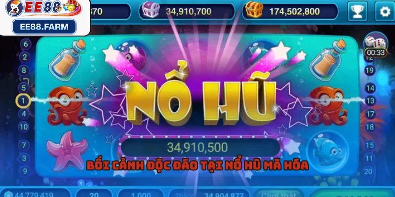 Bối cảnh độc đáo tại nổ hũ Mã Hóa