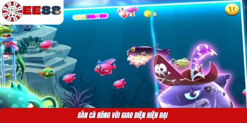 Bắn cá Rồng với giao diện hiện đại